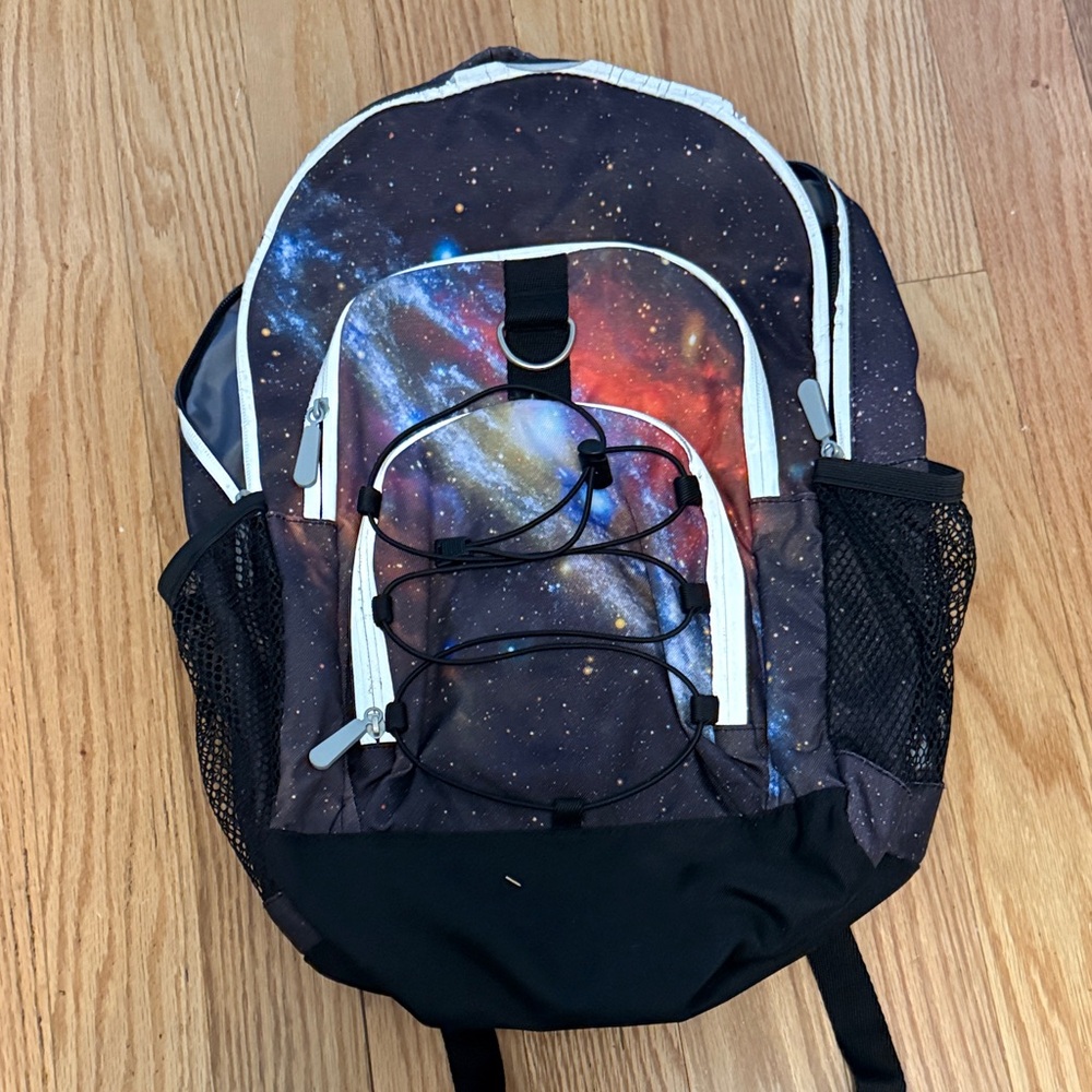 Pottery Barn Kids Cosmic Backpack - Black and Multicolor